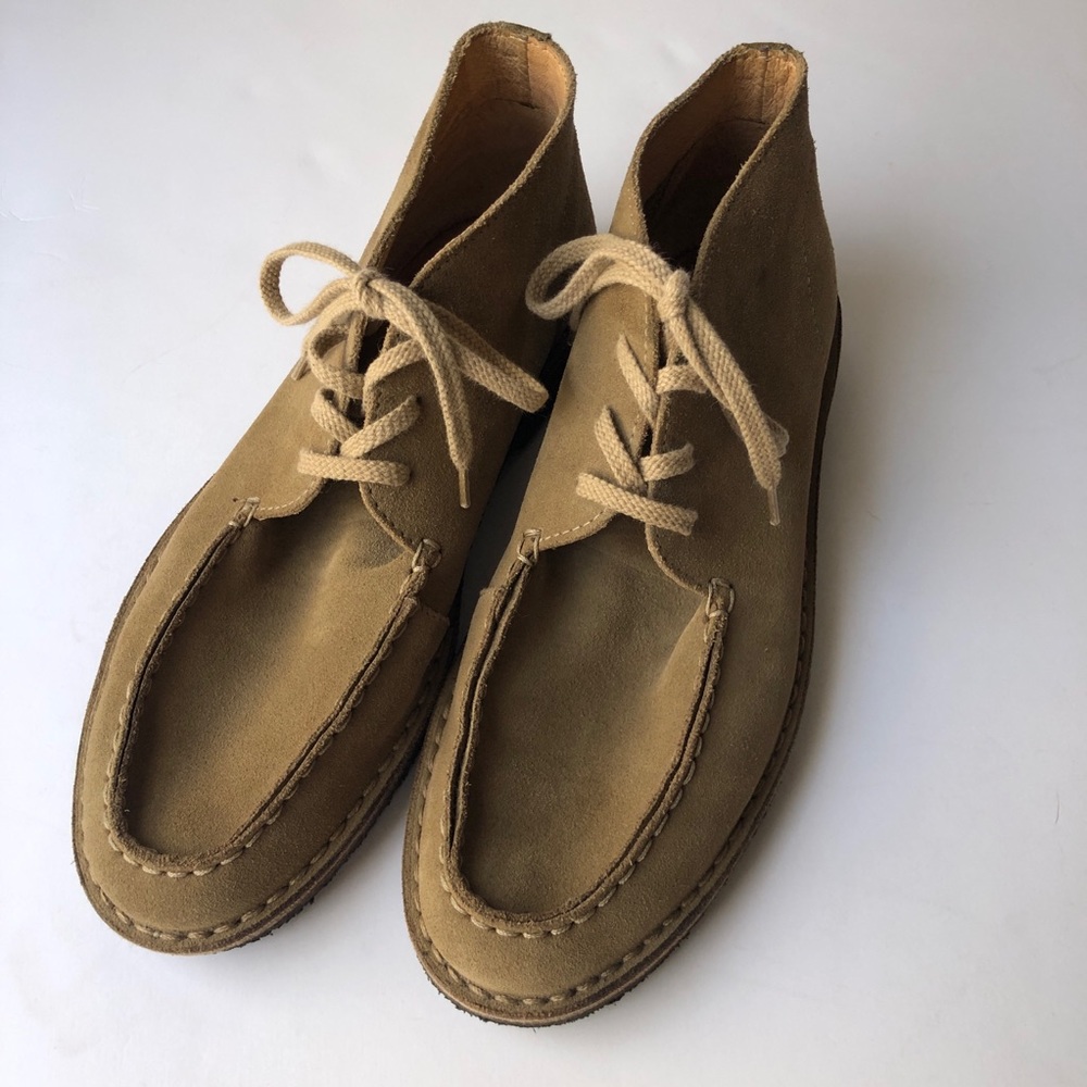 J. Crew MacAlister moc toe Chukka boots in tan. Size 9.5